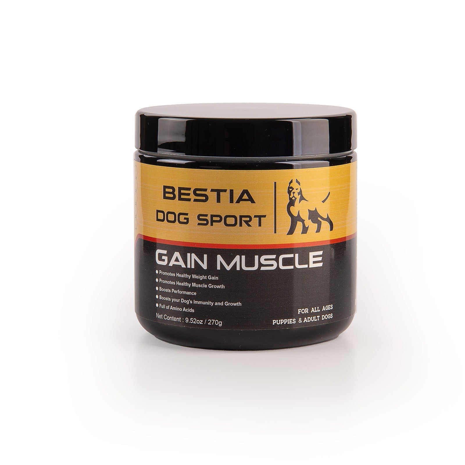 BDS Muscle Gain Dog Food Supplement - Bestia Dog Sport