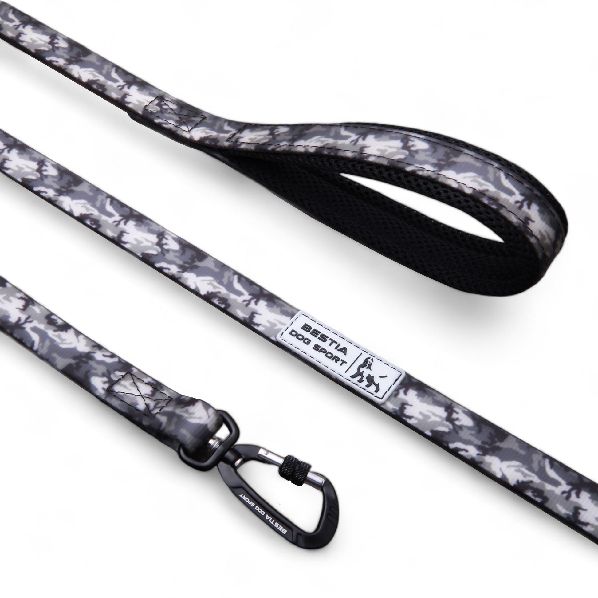 BESTIA DOG SPORT Tactical Leash Grey Camo - Bestia Dog Sport