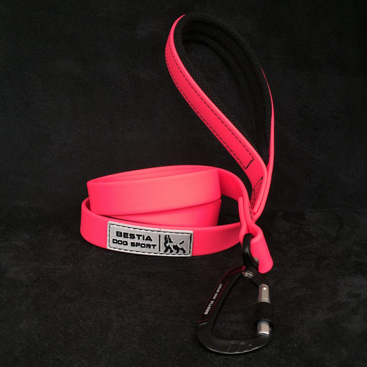 BESTIA DOG SPORT Tactical Leash Neon Pink - Bestia Dog Sport