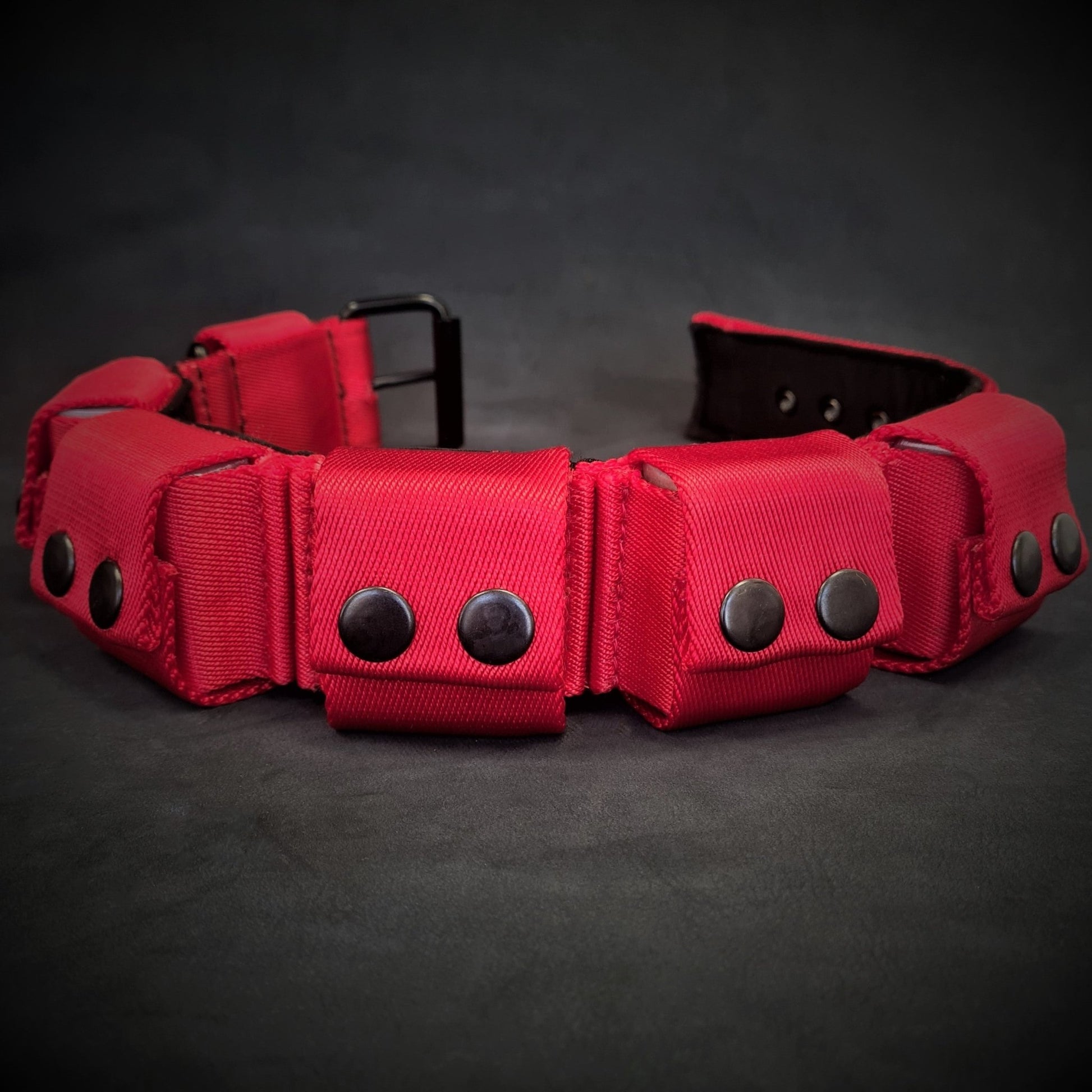 BESTIA DOG SPORT Weighted Dog Training Collar Red - Bestia Dog Sport